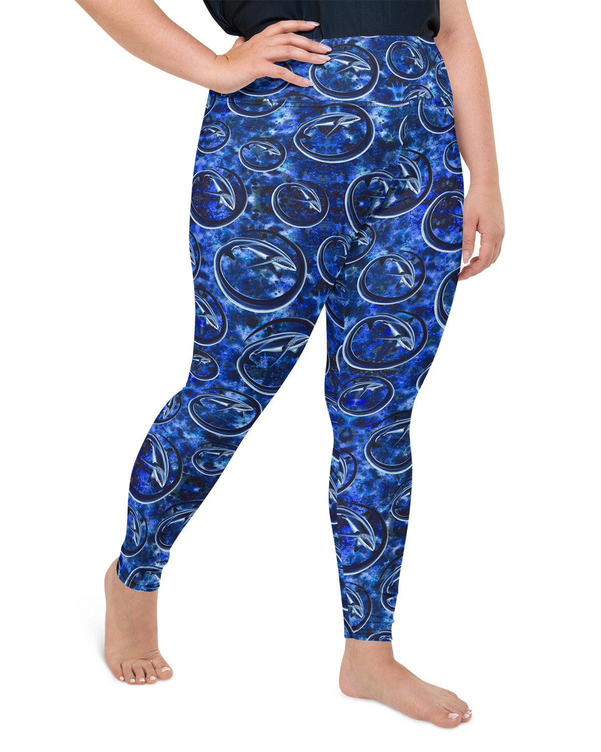 Thresher Shark Curve Yoga Leggings