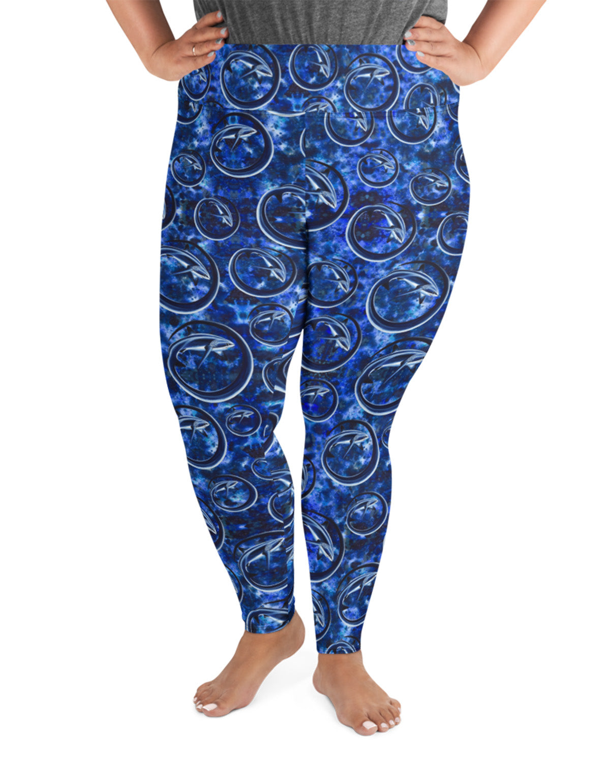 Thresher Shark Curve Yoga Leggings