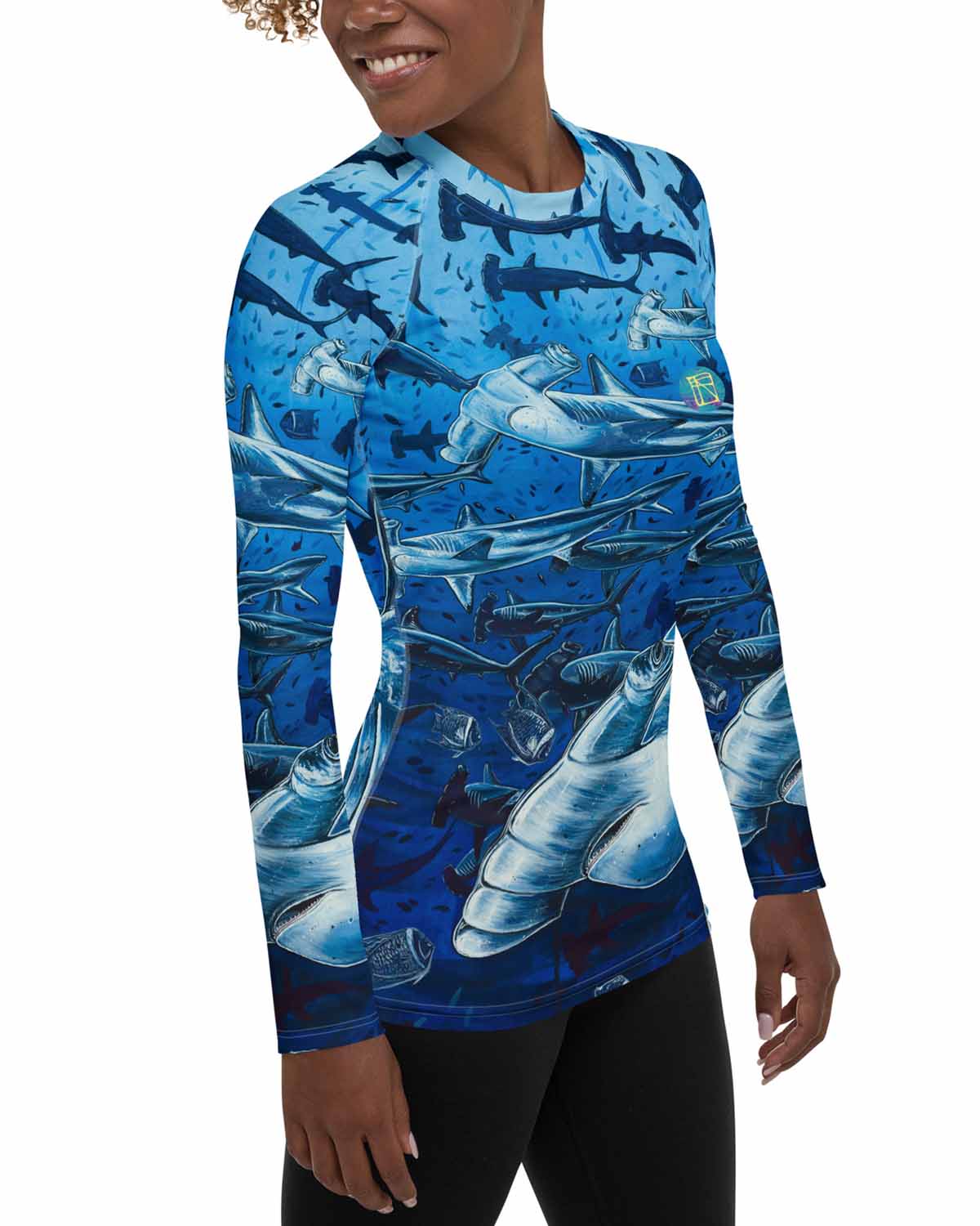 Divine Feminine Full print Women's Rash Guard