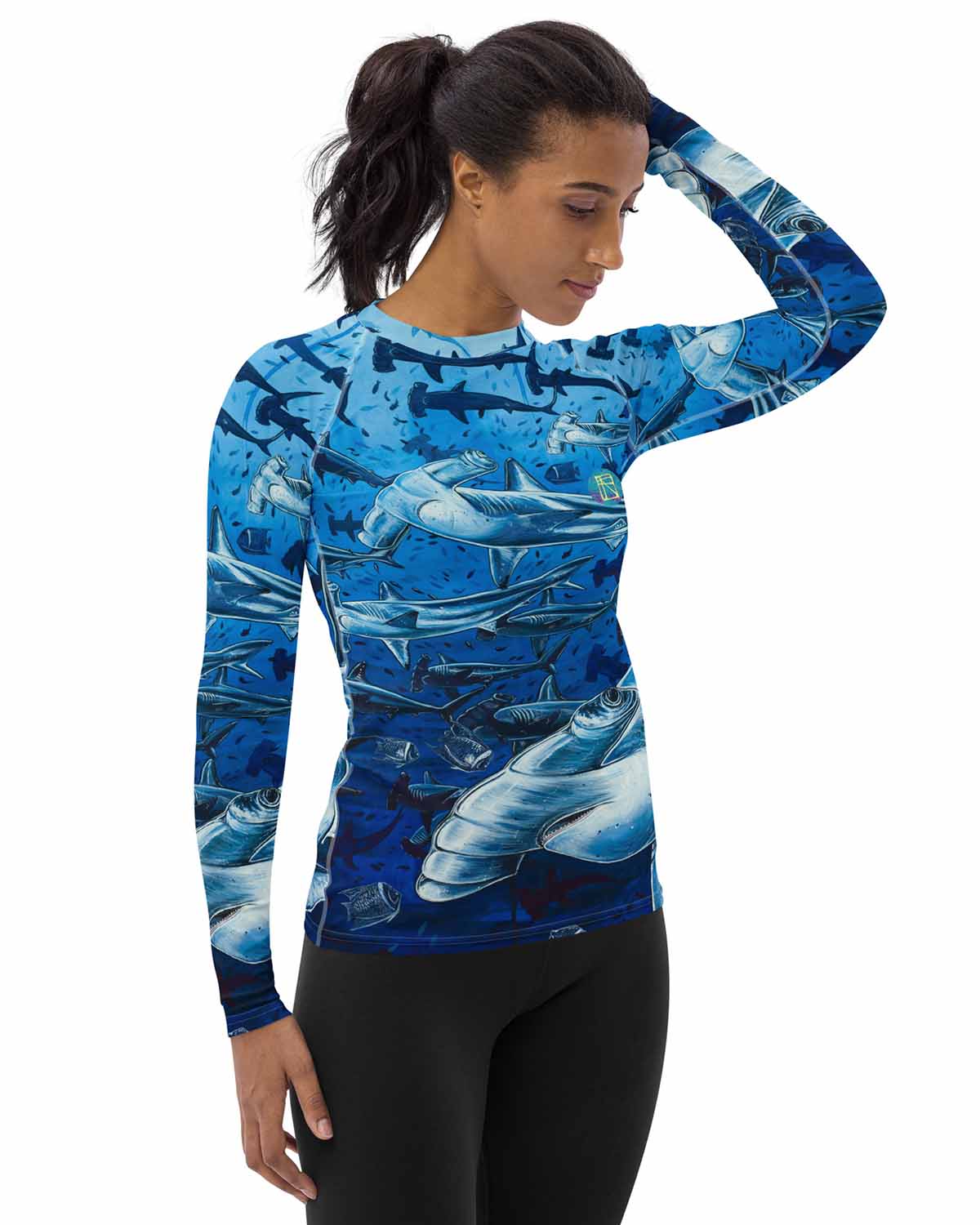 Divine Feminine Full print Women's Rash Guard