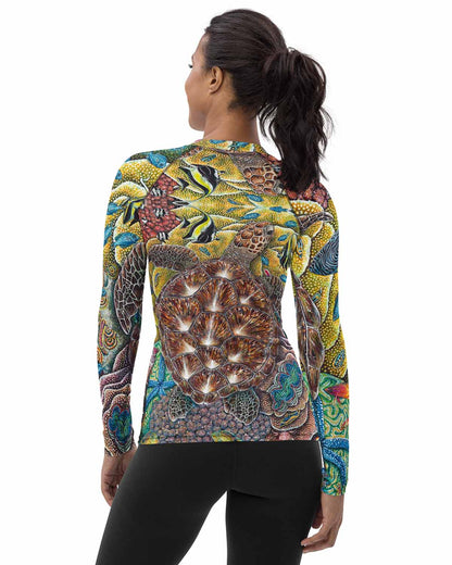 Rainbow City Full print Women's Rash Guard