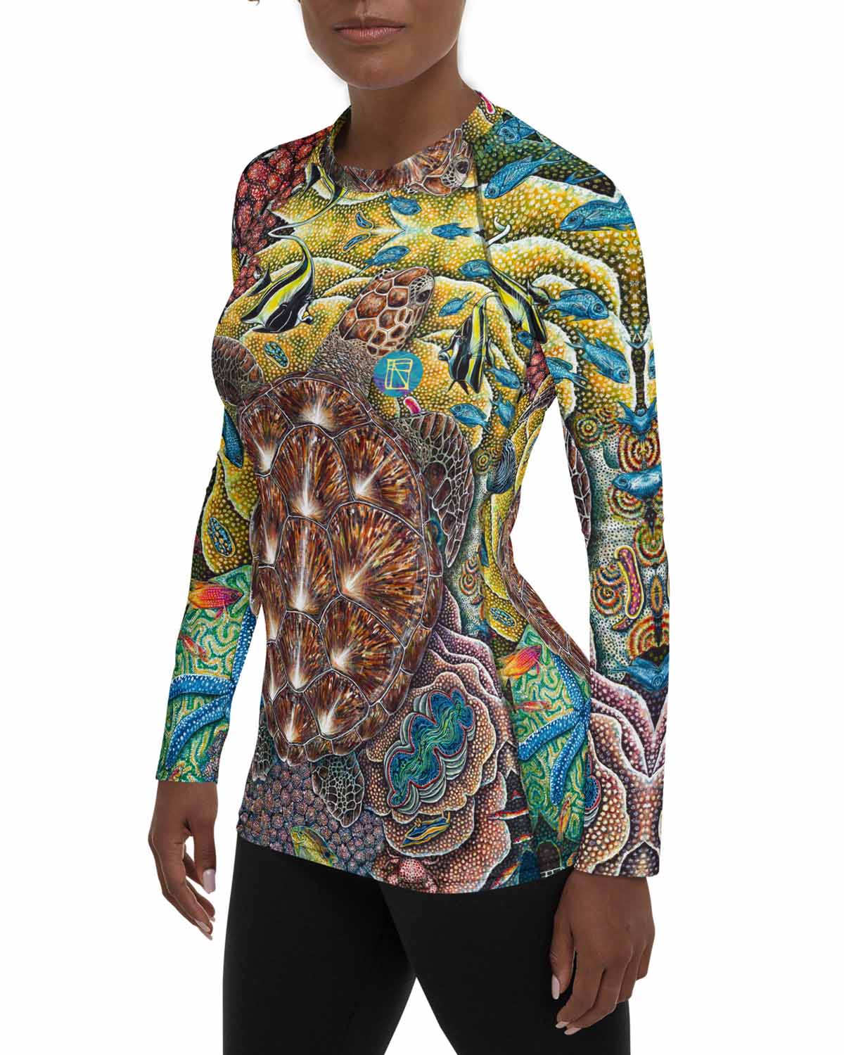 Rainbow City Full print Women's Rash Guard