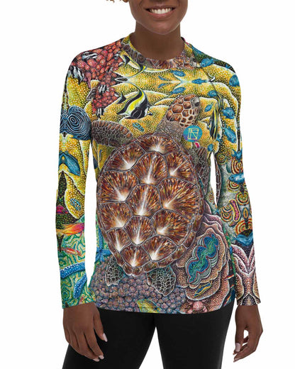 Rainbow City Full print Women's Rash Guard