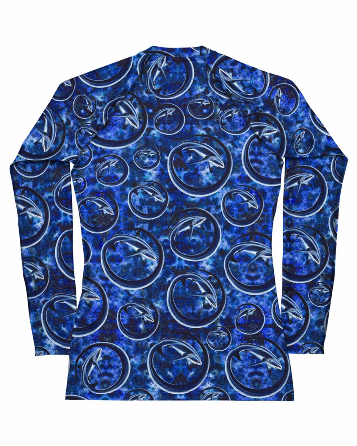 Thresher Shark Full Print Women's Rash Guard