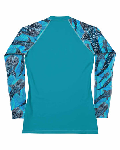 Whale Shark magic Women's Rash Guard