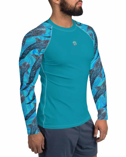 Whale Shark Magic Men's Rash Guard