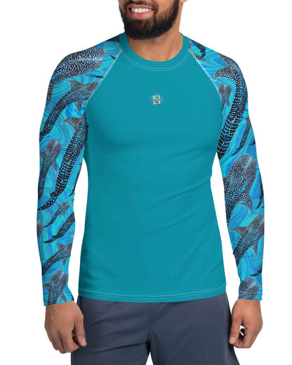 Whale Shark Magic Men's Rash Guard