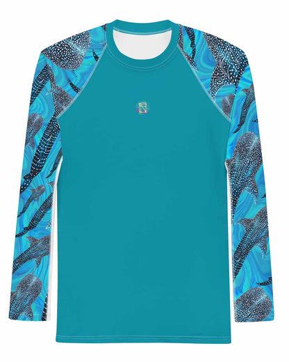 Whale Shark Magic Men's Rash Guard