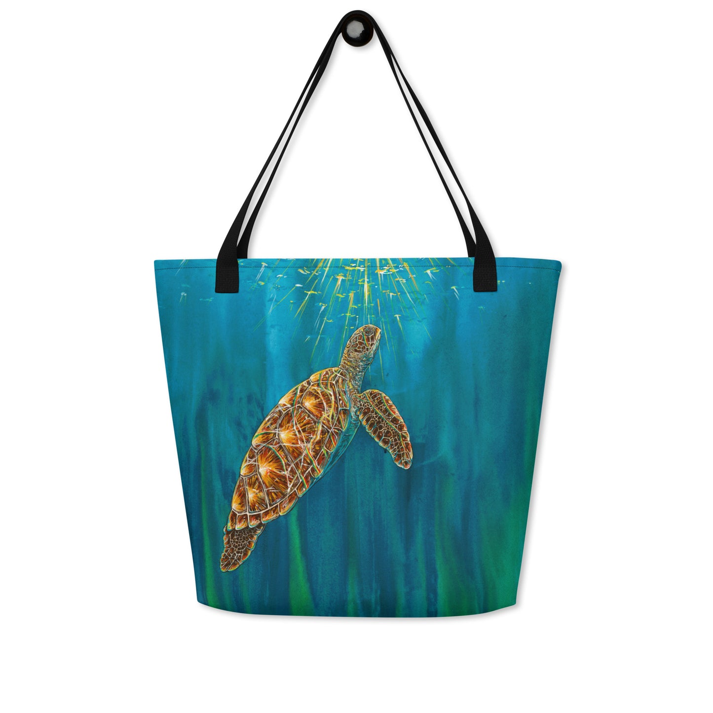 Breathe Large Tote Bag