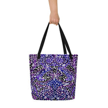 Load image into Gallery viewer, Purple Rayz Large Tote Bag
