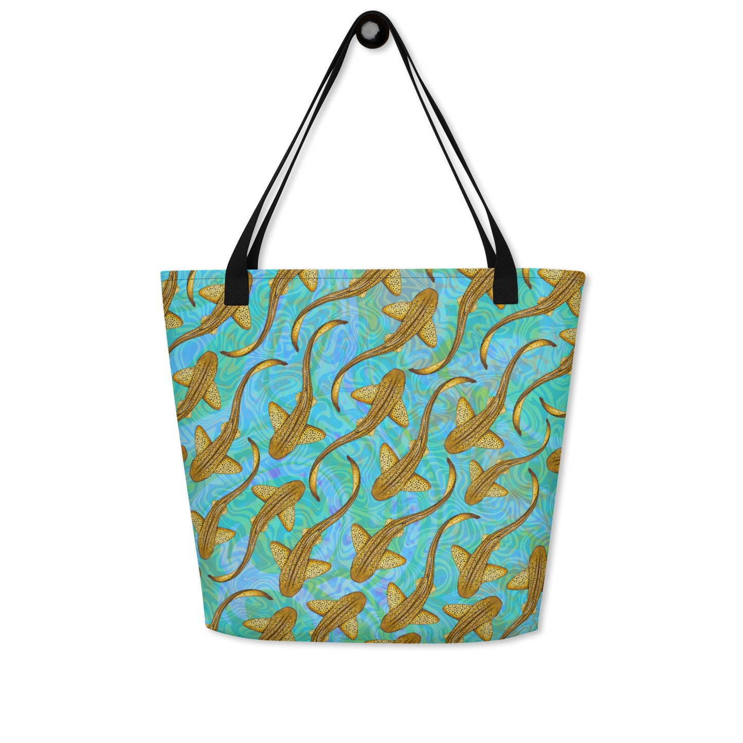 Leopard Shark Large Tote Bag