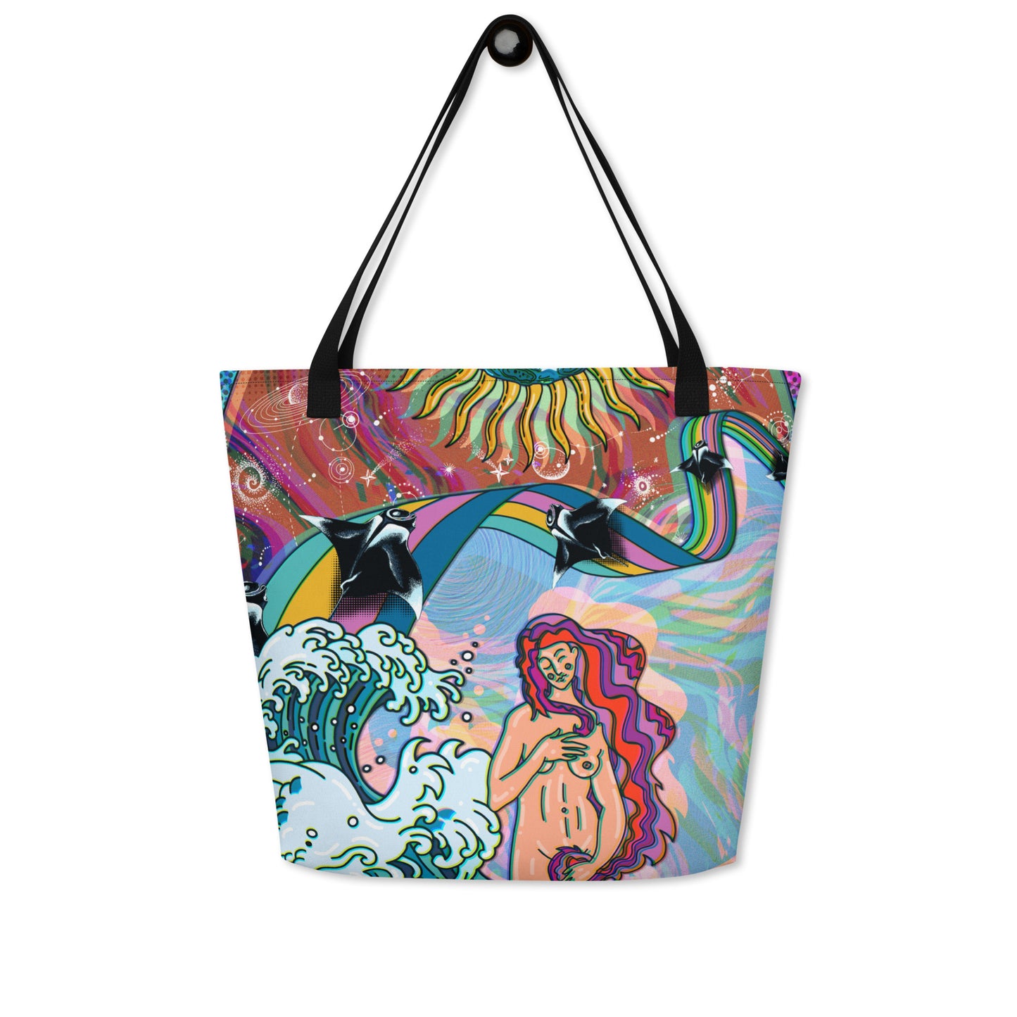 Water Woman Large Tote Bag