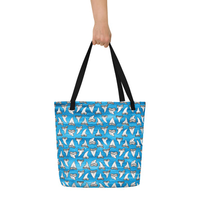 Jaws Large Tote Bag