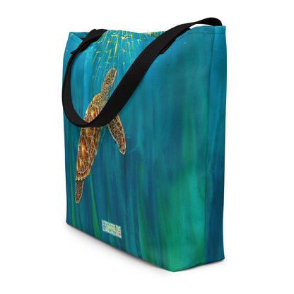 Breathe Large Tote Bag