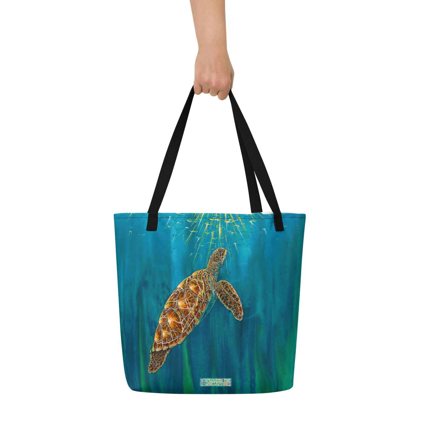 Breathe Large Tote Bag