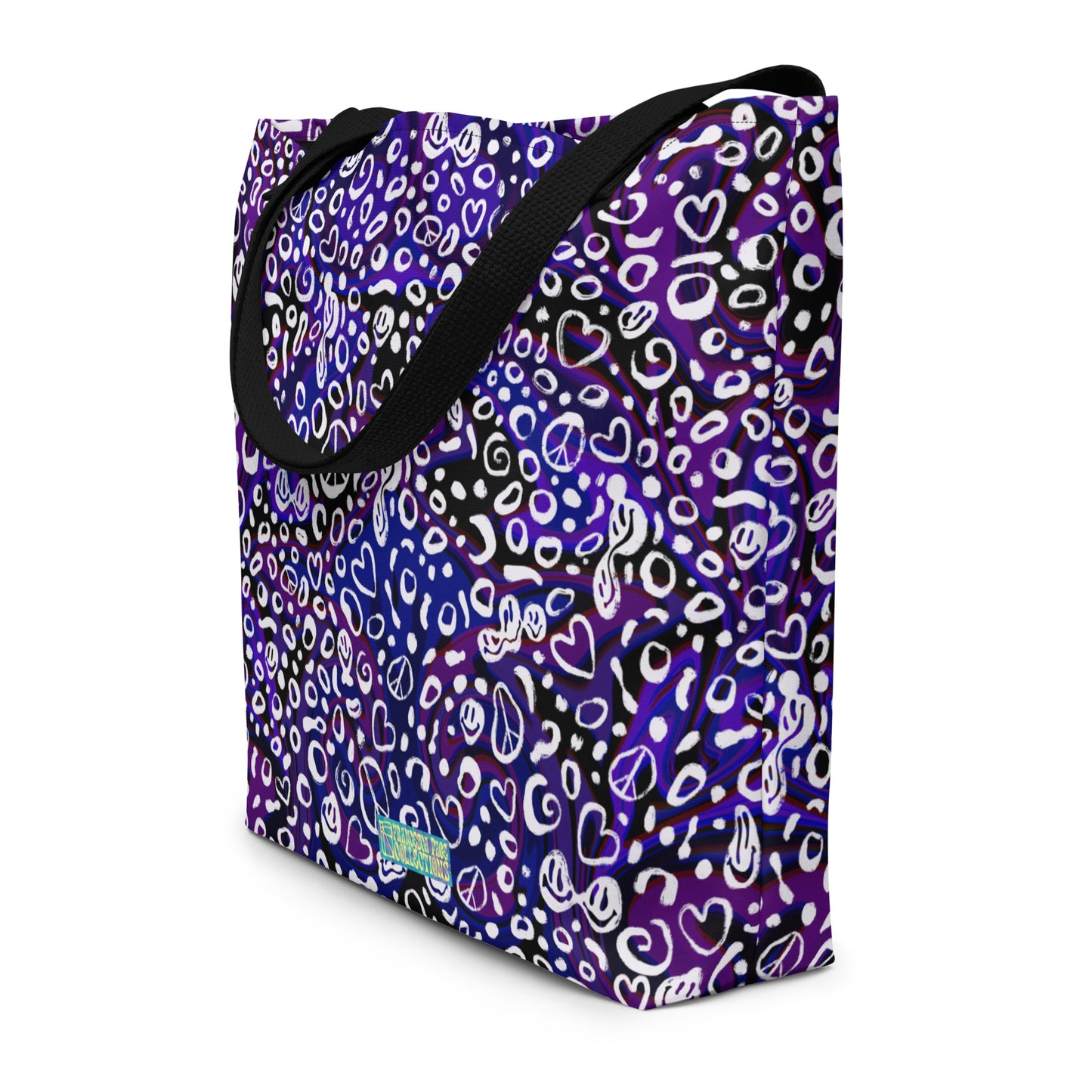 Purple Rayz Large Tote Bag