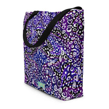 Load image into Gallery viewer, Purple Rayz Large Tote Bag
