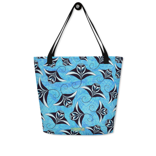 Manta Ray Large Tote Bag