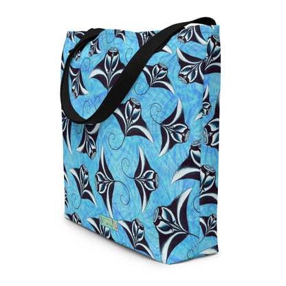 Manta Ray Large Tote Bag