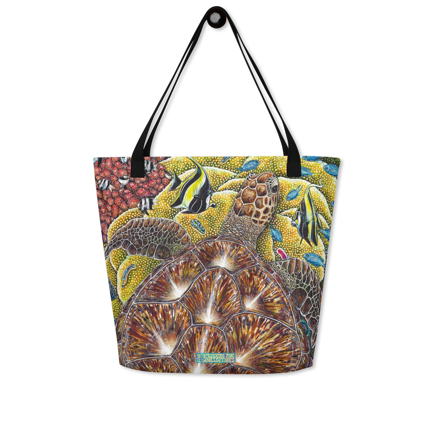 Rainbow City Large Tote Bag