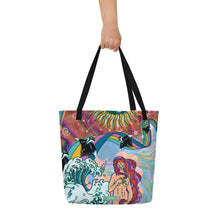 Load image into Gallery viewer, Water Woman Large Tote Bag
