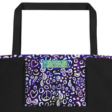 Load image into Gallery viewer, Purple Rayz Large Tote Bag
