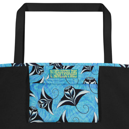 Manta Ray Large Tote Bag