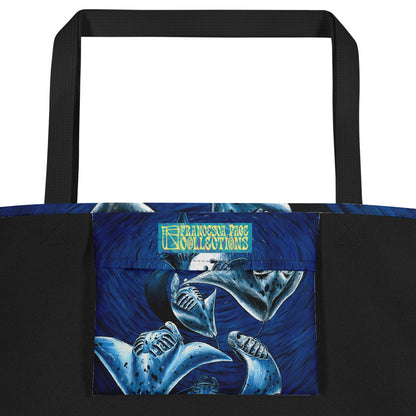 Midnight Belly Dancers Large Tote Bag