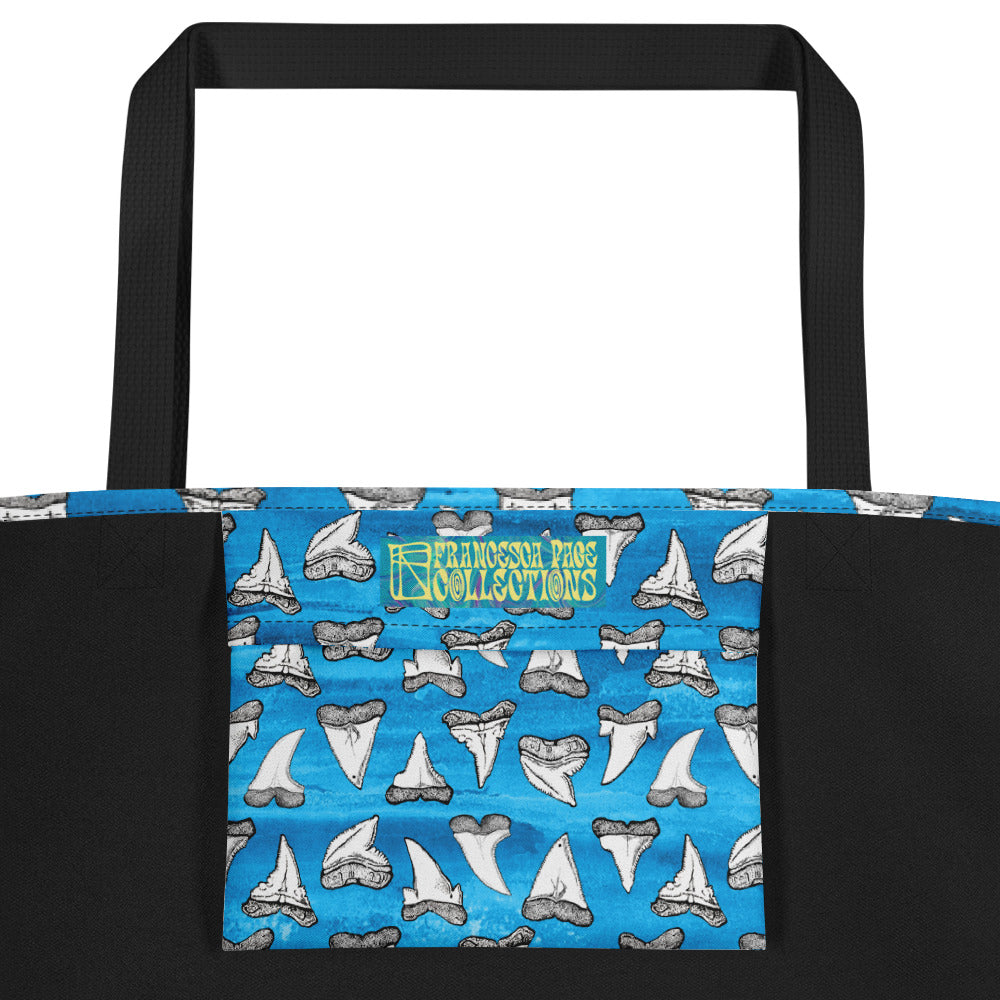 Jaws Large Tote Bag