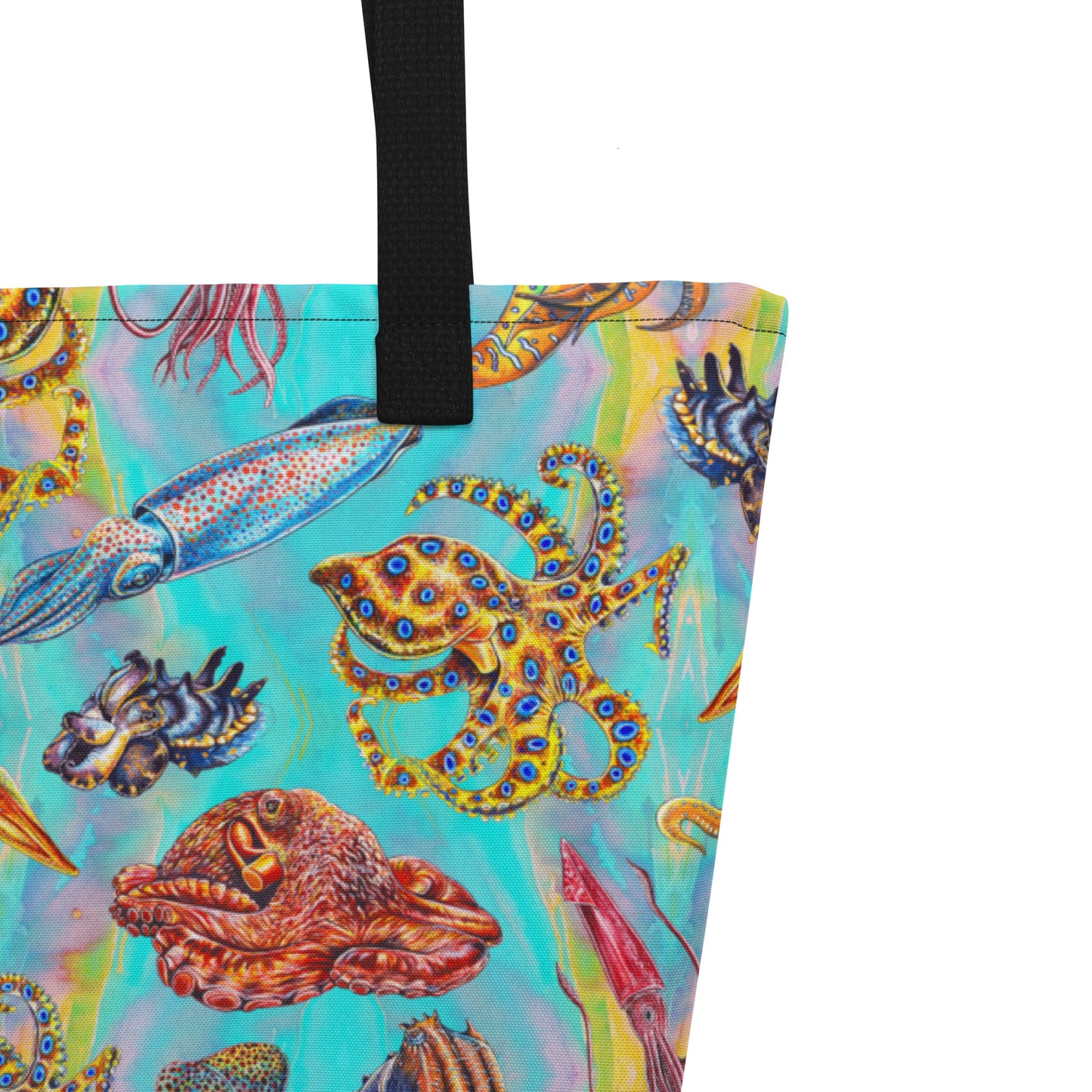 Cephalopod Large Tote Bag