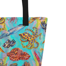 Load image into Gallery viewer, Cephalopod Large Tote Bag
