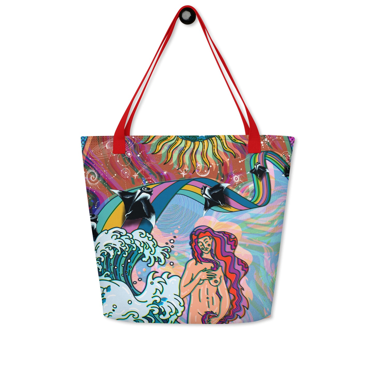 Water Woman Large Tote Bag