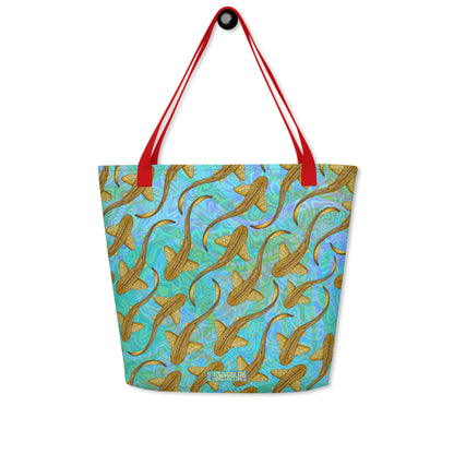 Leopard Shark Large Tote Bag