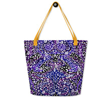 Load image into Gallery viewer, Purple Rayz Large Tote Bag
