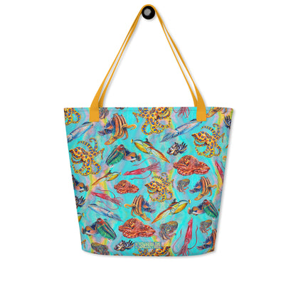 Cephalopod Large Tote Bag