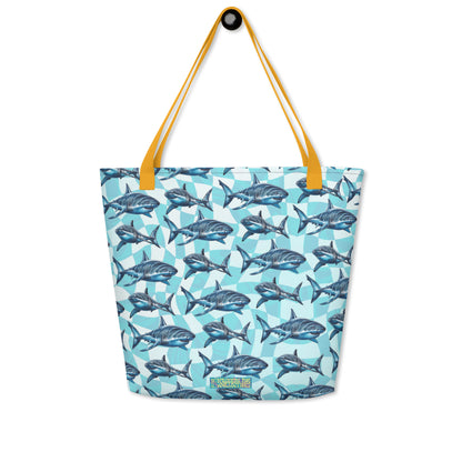 Great White Shark Large Tote Bag