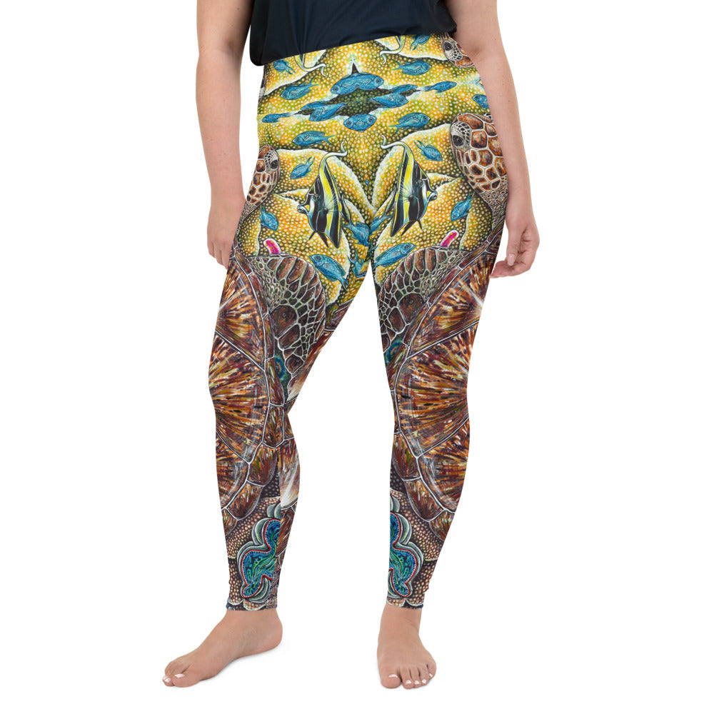 Rainbow City Curve Yoga Leggings