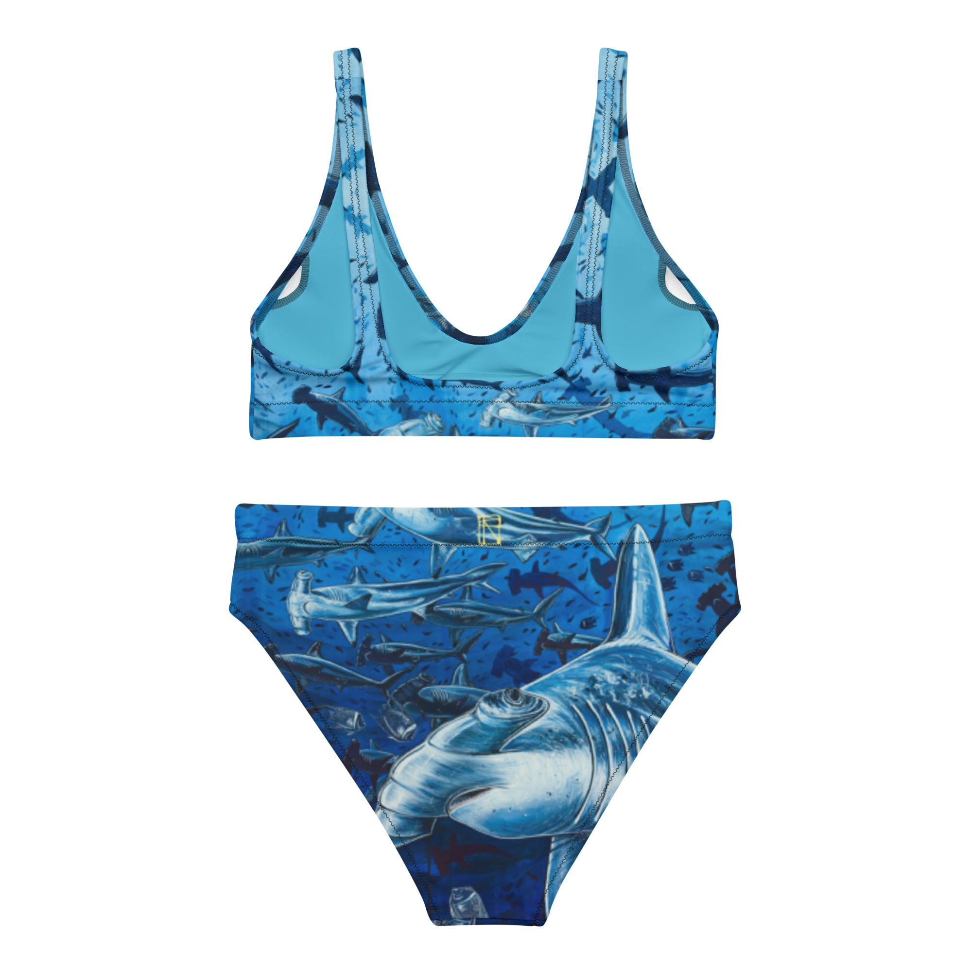 FRANCESCA – High waist bikini bottom in Lime green – Selfish swimwear