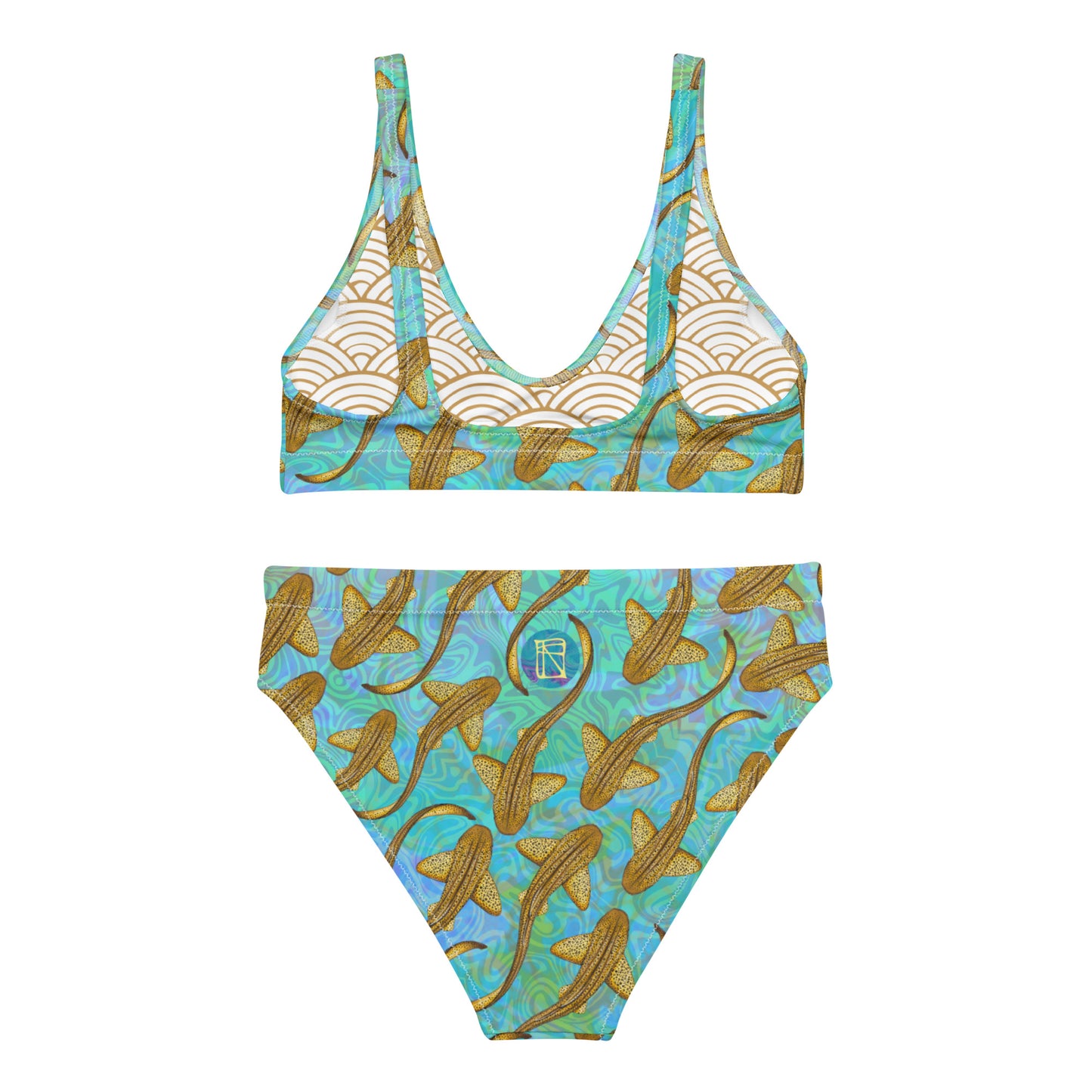 Leopard Shark Eco Bikini Set