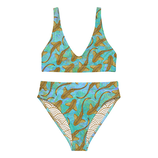 Leopard Shark Eco Bikini Set