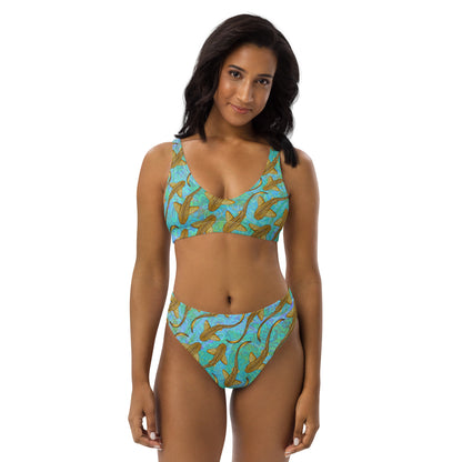 Leopard Shark Eco Bikini Set