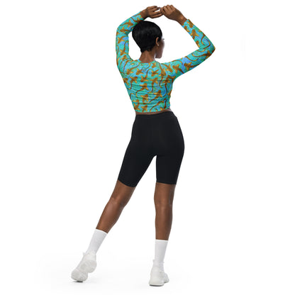 Leopard Shark Eco Swim Long-Sleeve Top