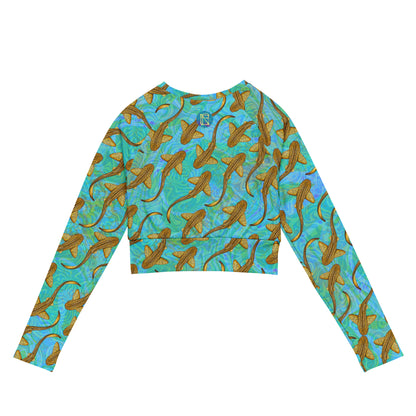 Leopard Shark Eco Swim Long-Sleeve Top