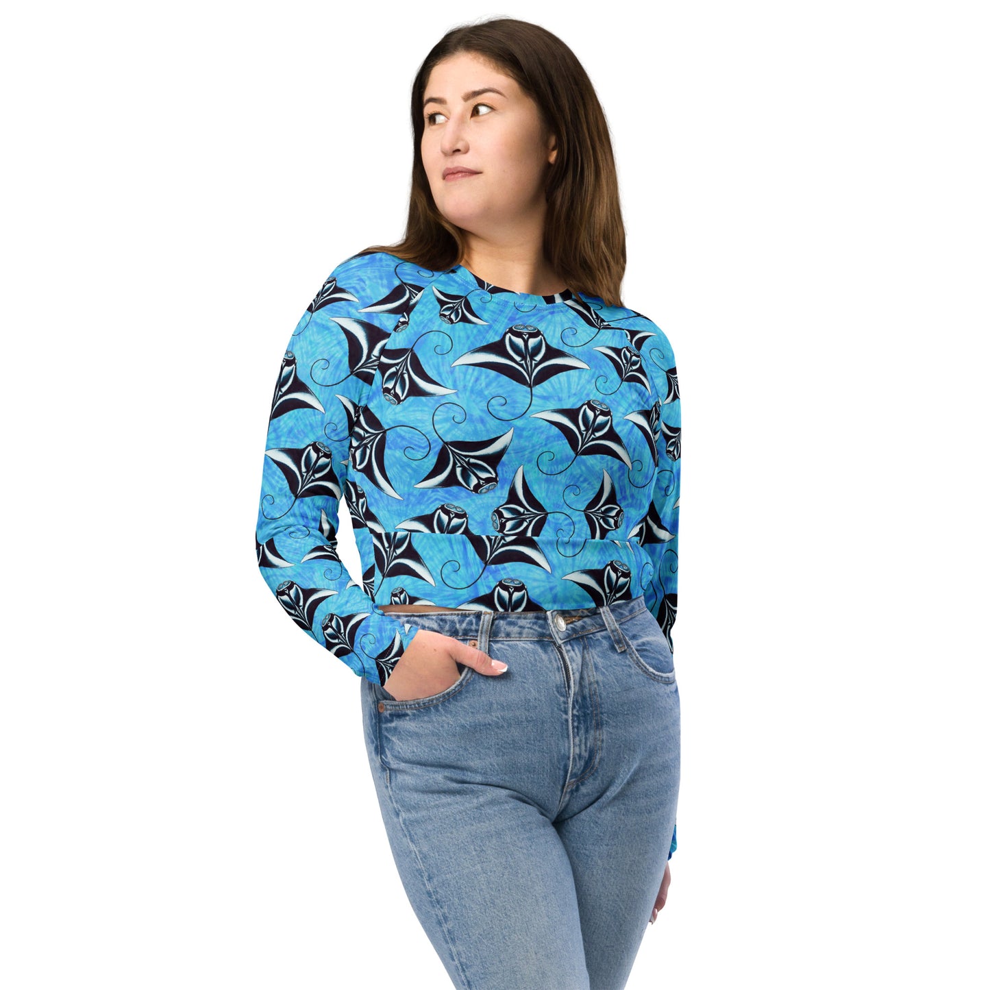 Manta Ray Eco Swim Long-Sleeve Top