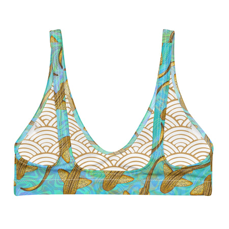 Leopard Shark Eco Bikini Top