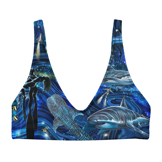 Space Shark Eco Bikini Top