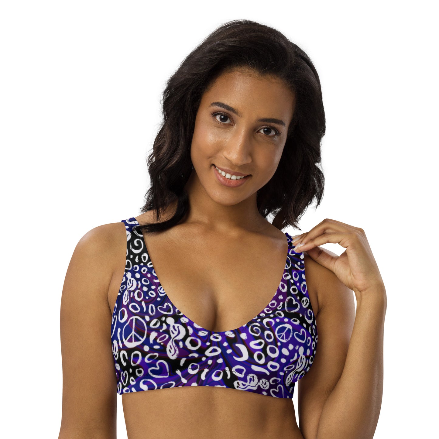 Purple Rayz Eco Bikini Top