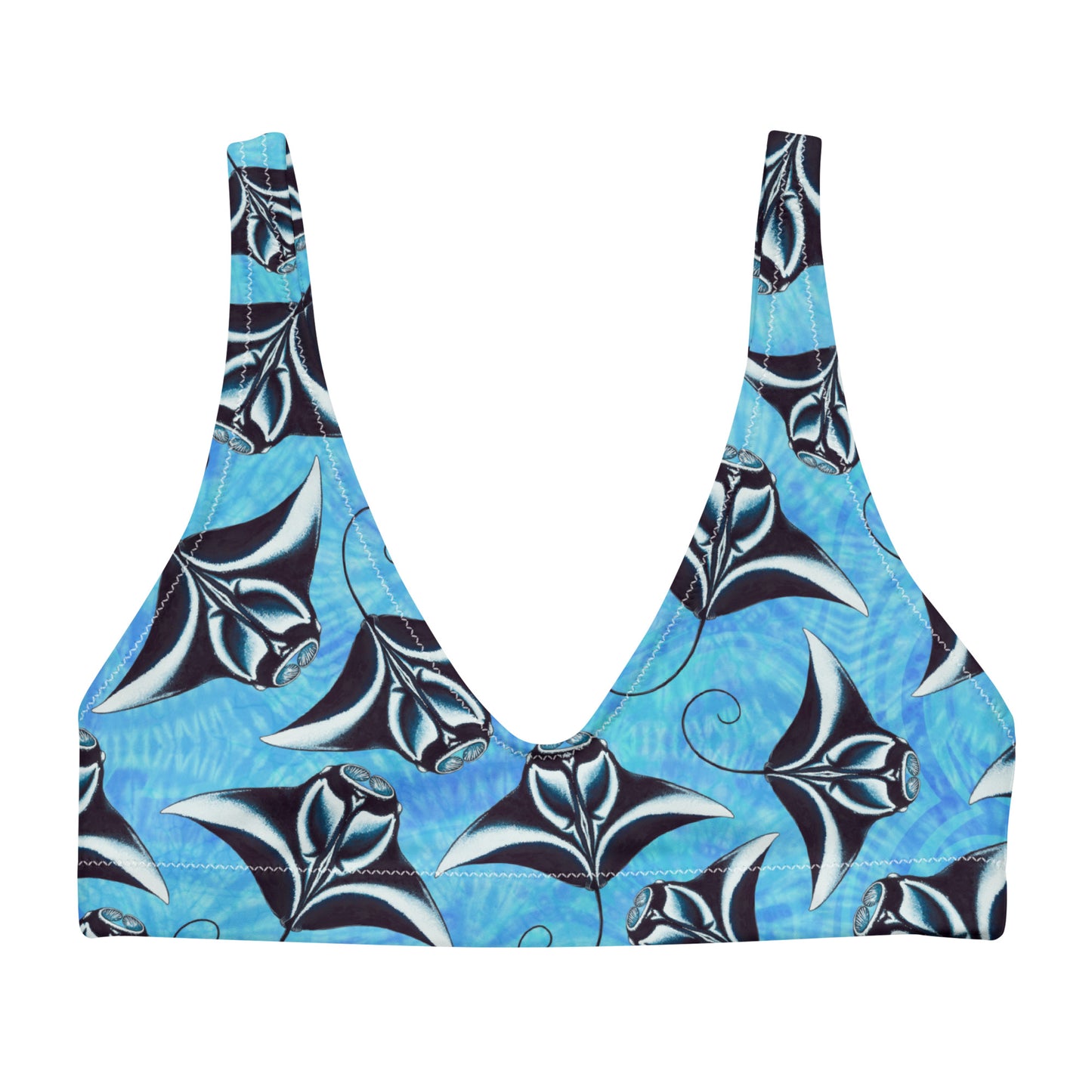 Manta Ray Eco Bikini Top