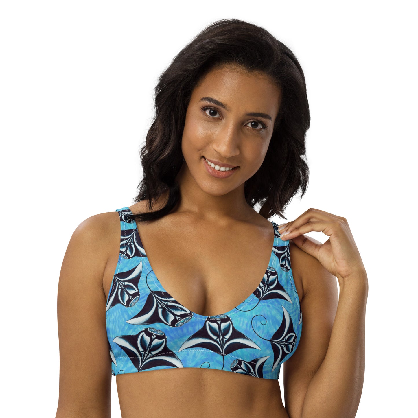 Manta Ray Eco Bikini Top