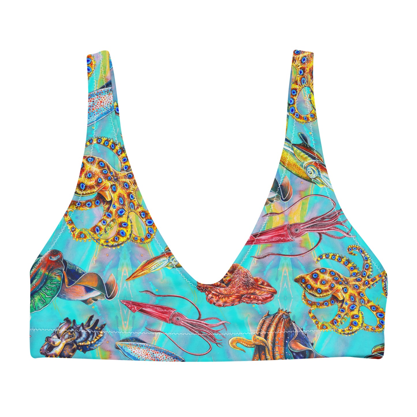 Cephalopod Eco Bikini Top